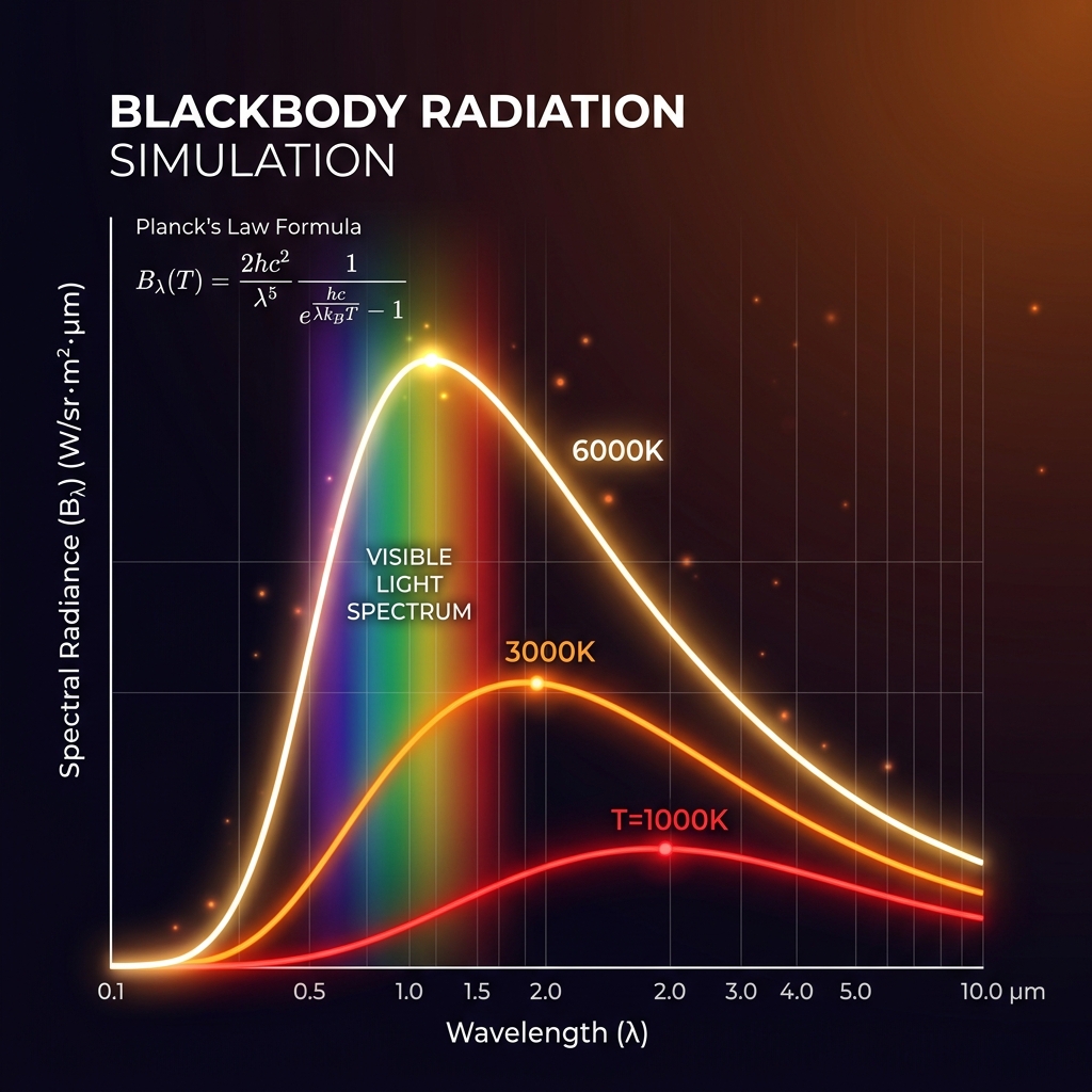 Simulação da Radiação de Corpo Negro